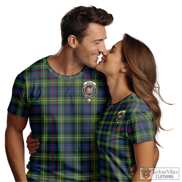 Baillie (Bailey) Tartan T-Shirt with Family Crest