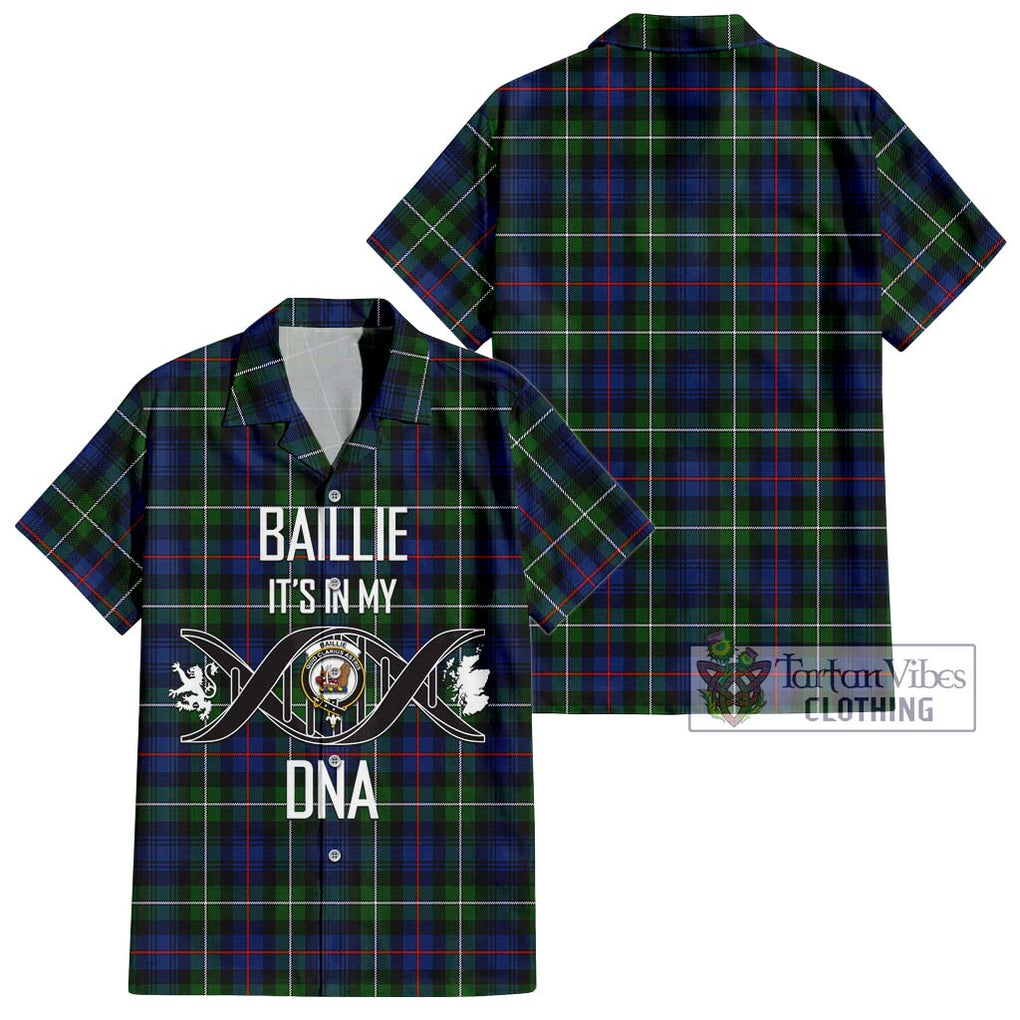 Baillie Tartan Hawaiian Shirt with Family Crest DNA In Me Style Kid - Tartan Vibes Clothing