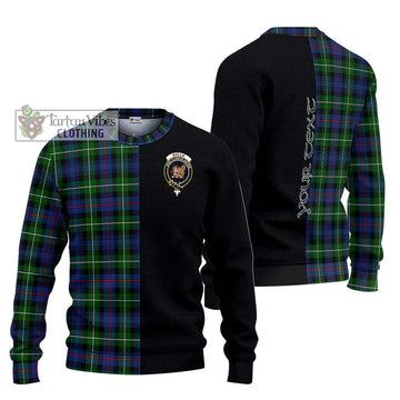 Baillie Tartan Ugly Sweater with Family Crest and Half Of Me Style Unisex - Tartan Vibes Clothing