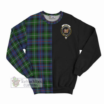 Baillie Tartan Sweatshirt with Family Crest and Half Of Me Style - Tartan Vibes Clothing