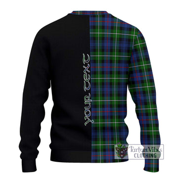 Baillie Tartan Ugly Sweater with Family Crest and Half Of Me Style - Tartan Vibes Clothing