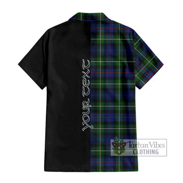 Baillie Tartan Hawaiian Shirt with Family Crest and Half Of Me Style - Tartan Vibes Clothing