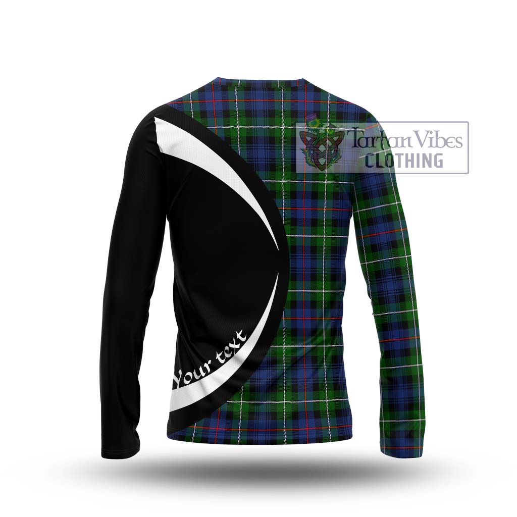 Baillie Tartan Long Sleeve T-Shirt with Family Crest Circle Style - Tartan Vibes Clothing