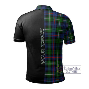 Baillie Tartan Polo Shirt with Family Crest and Half Of Me Style - Tartan Vibes Clothing