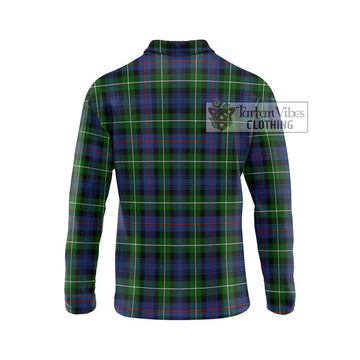 Baillie Tartan Long Sleeve Polo Shirt with Family Crest DNA In Me Style - Tartan Vibes Clothing