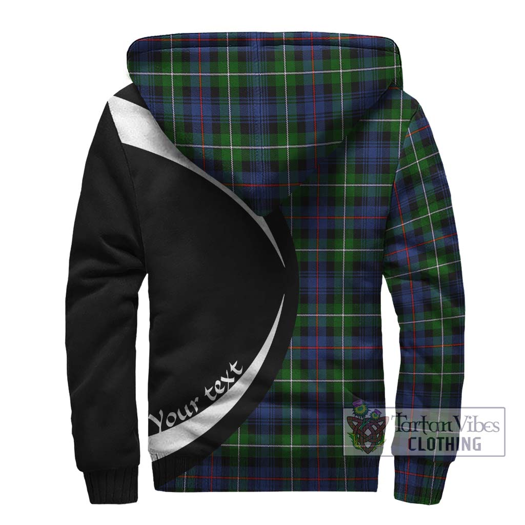 Baillie Tartan Sherpa Hoodie with Family Crest Circle Style - Tartan Vibes Clothing