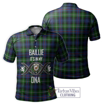 Baillie Tartan Polo Shirt with Family Crest DNA In Me Style - Tartan Vibes Clothing