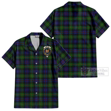 Baillie Tartan Cotton Hawaiian Shirt with Family Crest - Tartan Vibes Clothing