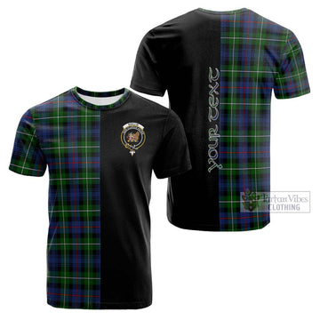 Baillie Tartan Cotton T-shirt with Family Crest and Half Of Me Style