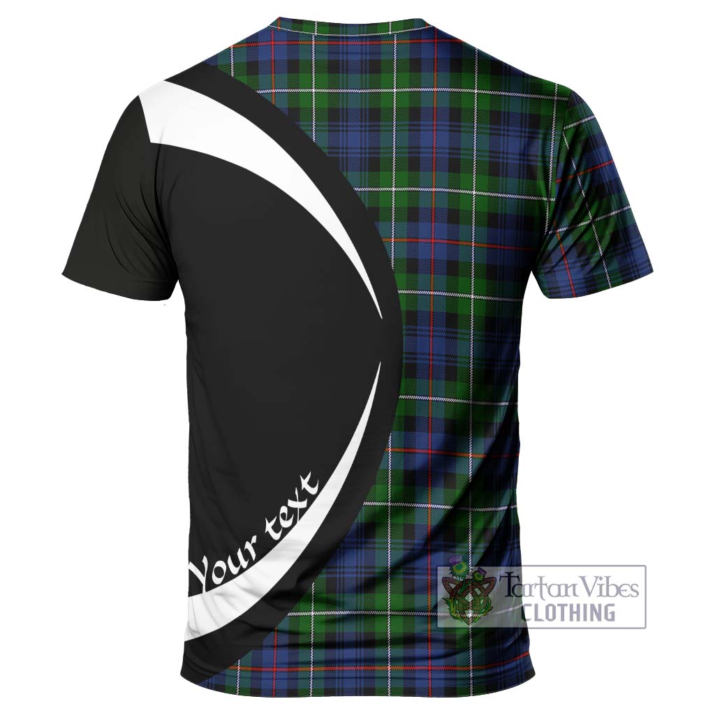 Baillie Tartan T-Shirt with Family Crest Circle Style - Tartan Vibes Clothing
