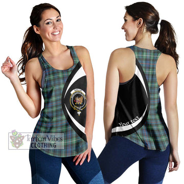 Baillie Ancient Tartan Women's Racerback Tanks with Family Crest Circle Style 4XL - Tartan Vibes Clothing