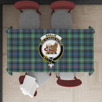 Baillie Ancient Tartan Tablecloth with Family Crest XL 57.1"x70.9"(145x180cm) - Tartan Vibes Clothing