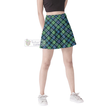 Tartan Vibes Clothing Baillie Ancient Tartan Women's Plated Mini Skirt