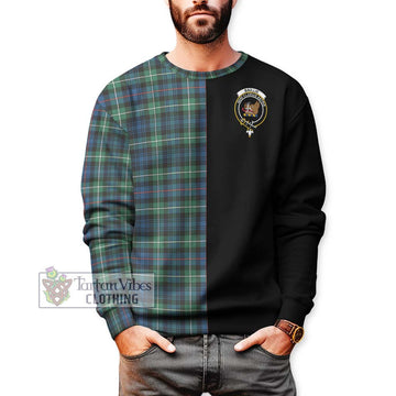 Baillie Ancient Tartan Sweatshirt with Family Crest and Half Of Me Style Unisex - Tartan Vibes Clothing