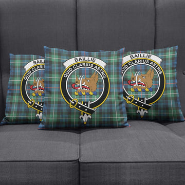 Baillie Ancient Tartan Pillow Cover with Family Crest Rectangle Pillow Cover 51*91cm - Tartan Vibes Clothing