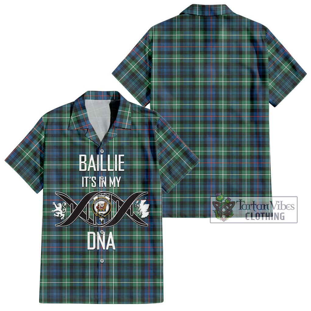Baillie Ancient Tartan Hawaiian Shirt with Family Crest DNA In Me Style Kid - Tartan Vibes Clothing