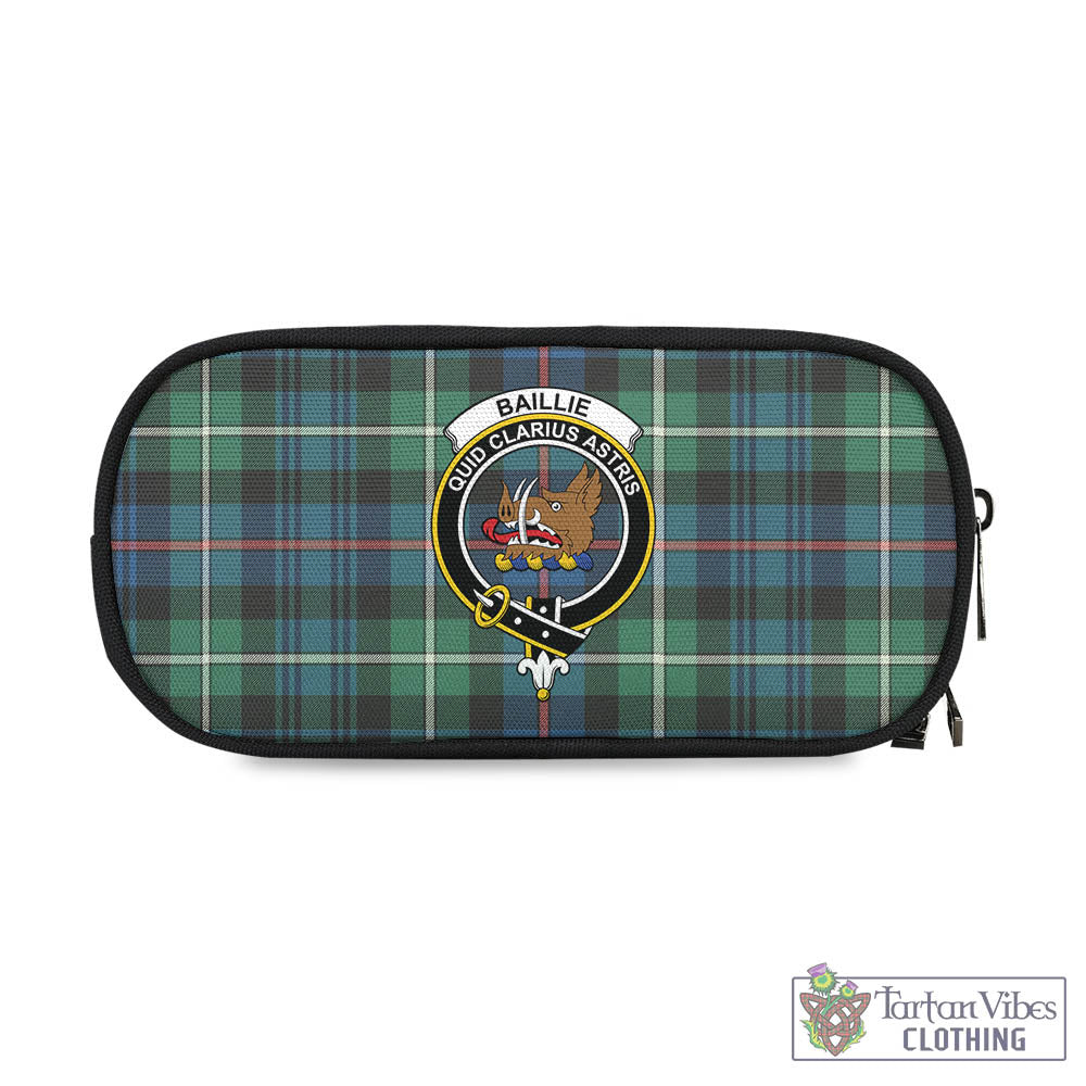 Baillie Ancient Tartan Pen and Pencil Case with Family Crest One Size 4.13*8.74 inch - Tartan Vibes Clothing