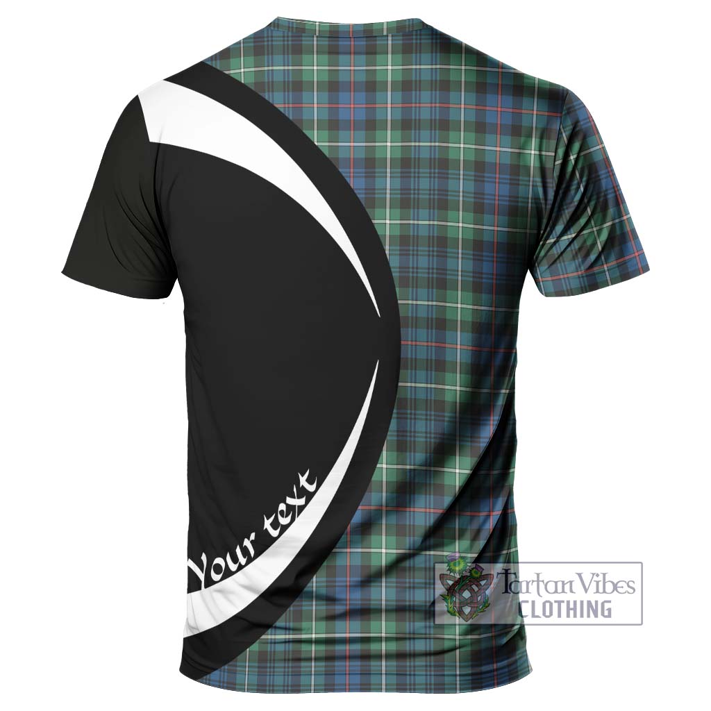 Baillie Ancient Tartan T-Shirt with Family Crest Circle Style - Tartan Vibes Clothing