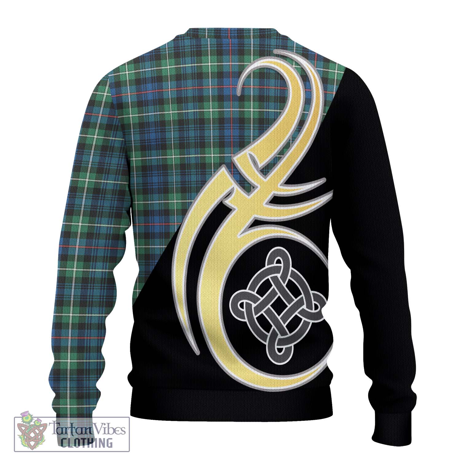 Baillie Ancient Tartan Ugly Sweater with Family Crest and Celtic Symbol Style - Tartan Vibes Clothing