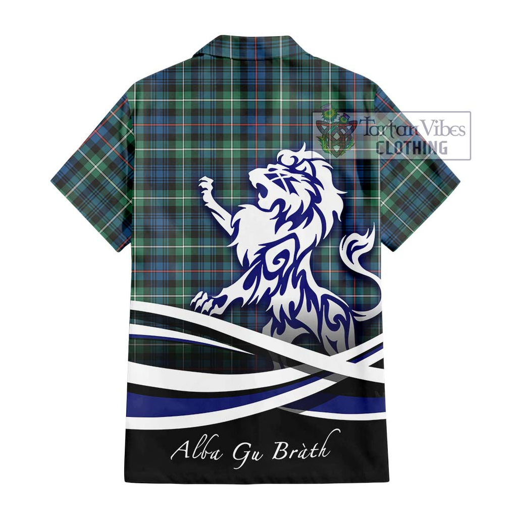 Baillie Ancient Tartan Hawaiian Shirt with Alba Gu Brath Regal Lion Emblem - Tartan Vibes Clothing