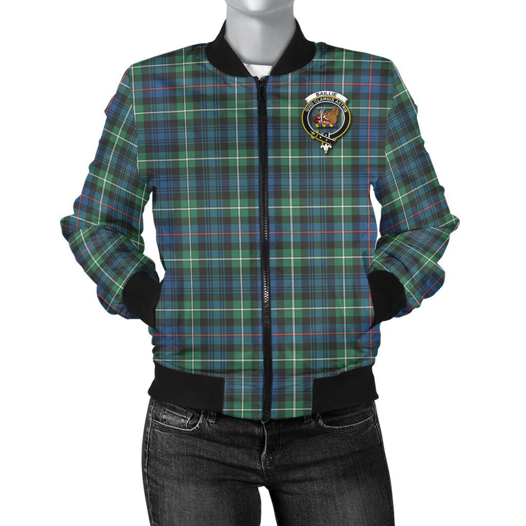 Baillie Ancient Tartan Bomber Jacket with Family Crest - Tartan Vibes Clothing