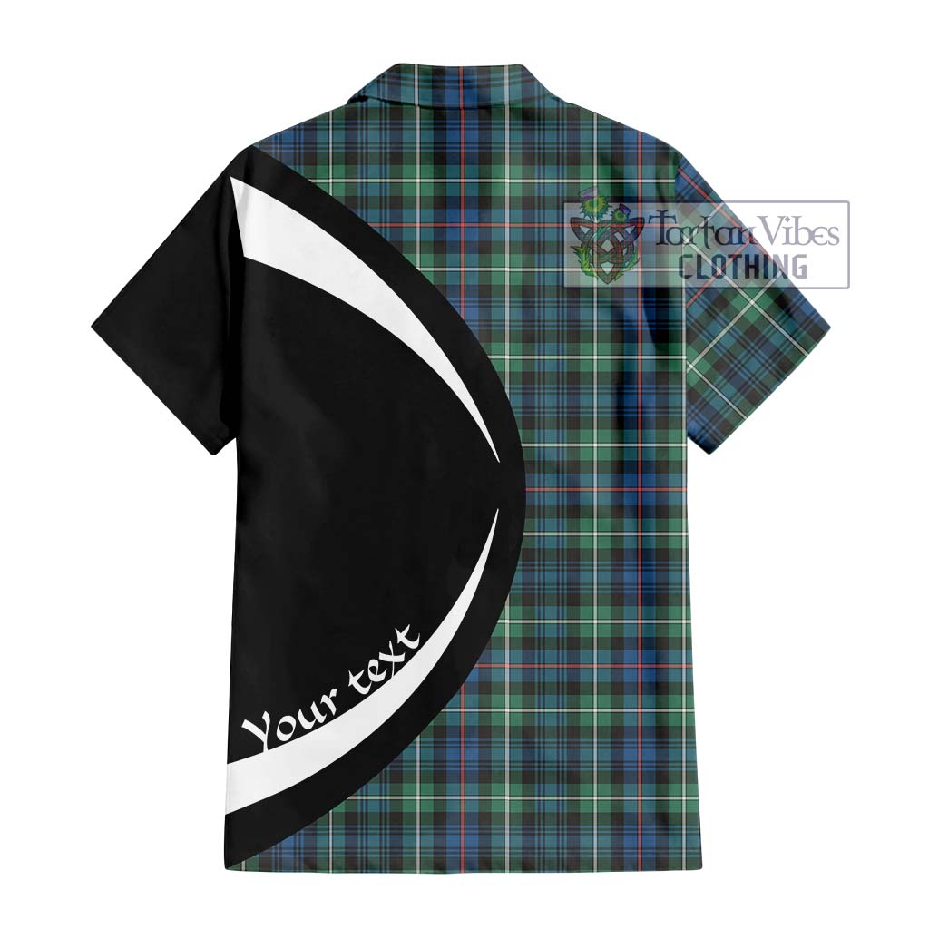 Baillie Ancient Tartan Hawaiian Shirt with Family Crest Circle Style - Tartan Vibes Clothing
