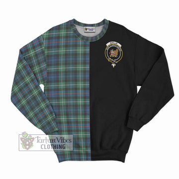 Baillie Ancient Tartan Sweatshirt with Family Crest and Half Of Me Style - Tartan Vibes Clothing