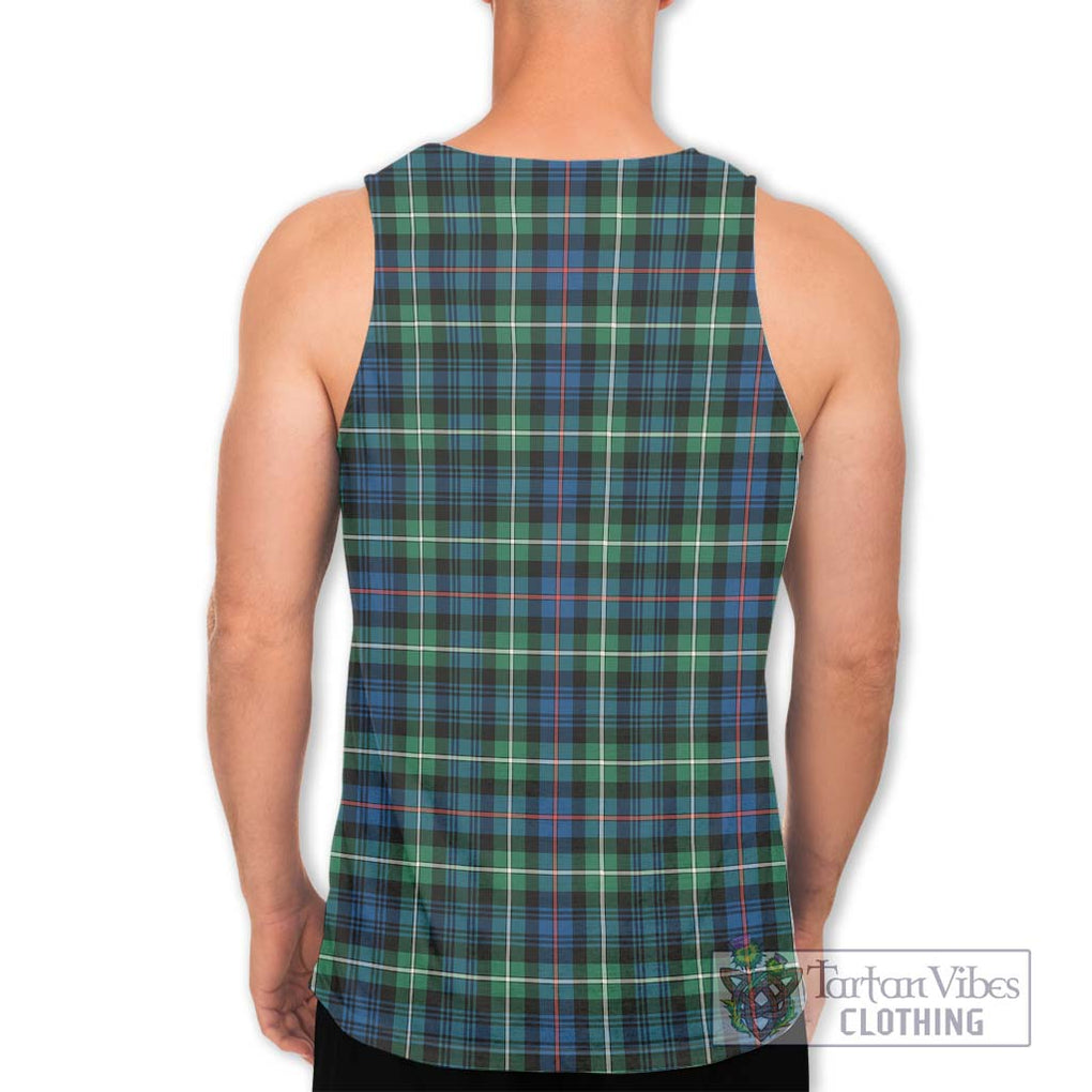 Baillie Ancient Tartan Men's Tank Top with Family Crest DNA In Me Style - Tartan Vibes Clothing