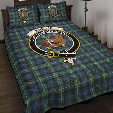 Baillie Ancient Tartan Quilt Bed Set with Family Crest - Tartan Vibes Clothing
