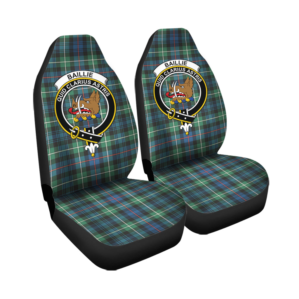 Baillie Ancient Tartan Car Seat Cover with Family Crest - Tartan Vibes Clothing