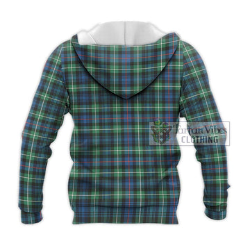 Baillie Ancient Tartan Knitted Hoodie with Family Crest DNA In Me Style - Tartan Vibes Clothing