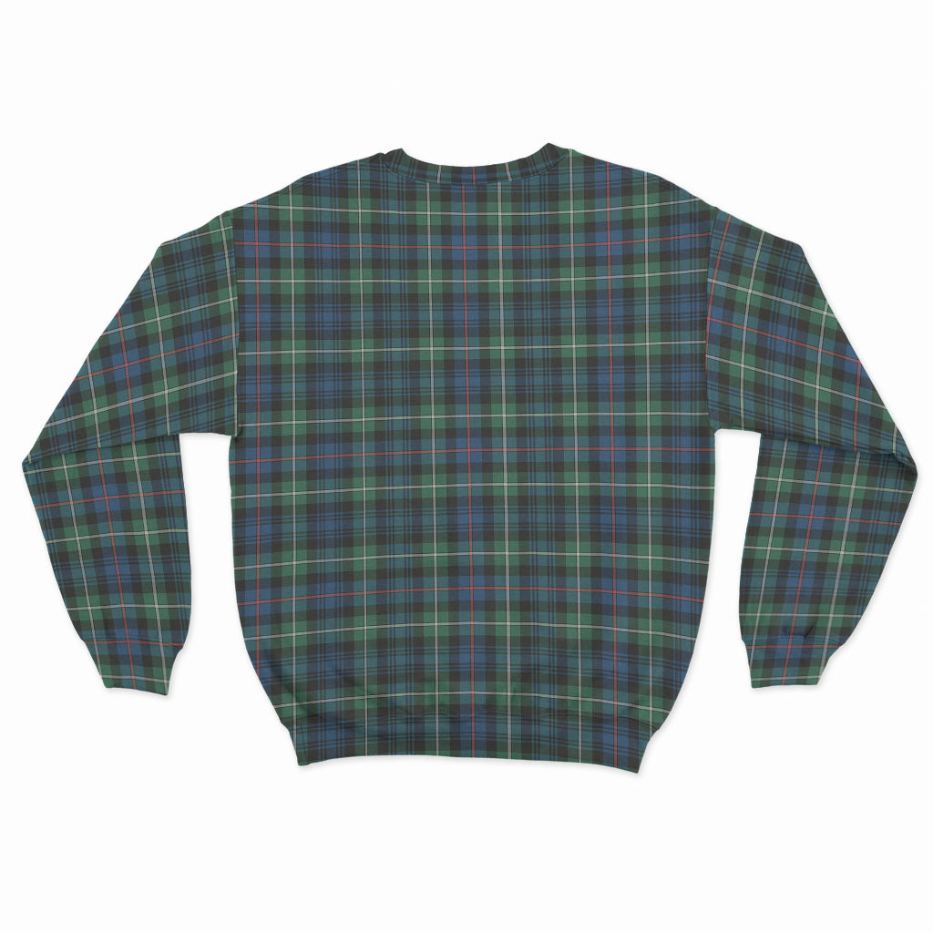 Baillie Ancient Tartan Sweatshirt with Family Crest - Tartan Vibes Clothing