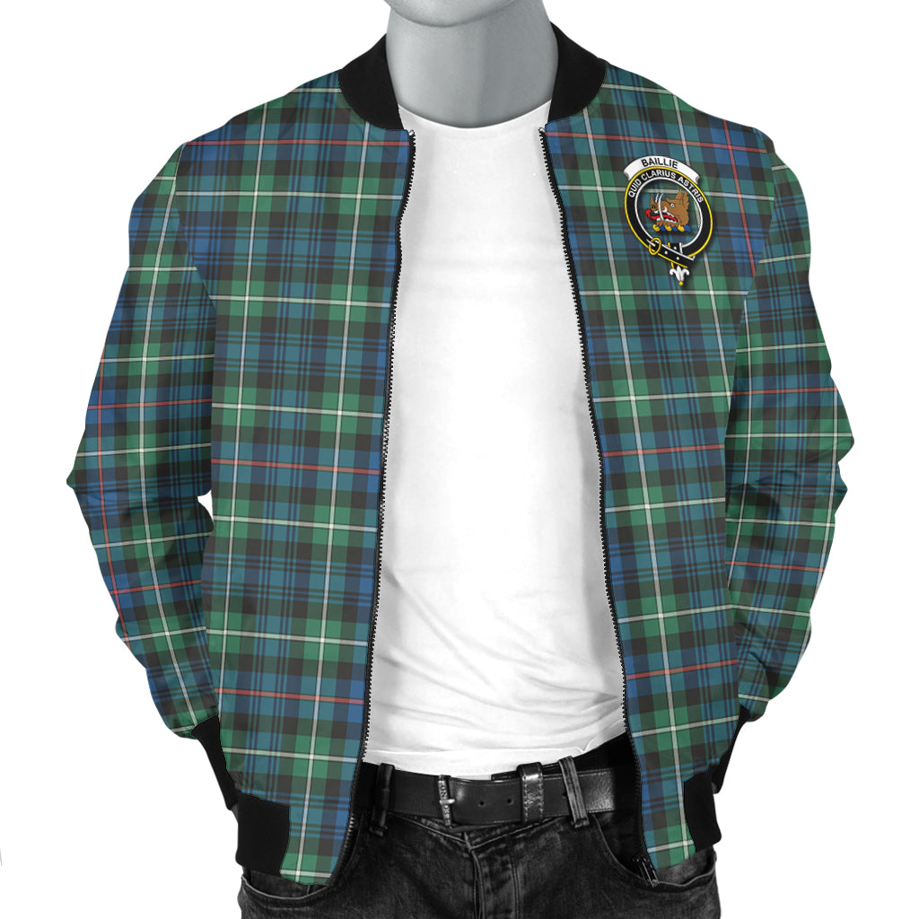 Baillie Ancient Tartan Bomber Jacket with Family Crest - Tartan Vibes Clothing