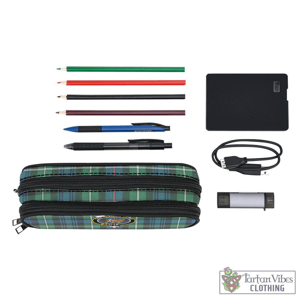 Baillie Ancient Tartan Pen and Pencil Case with Family Crest - Tartan Vibes Clothing