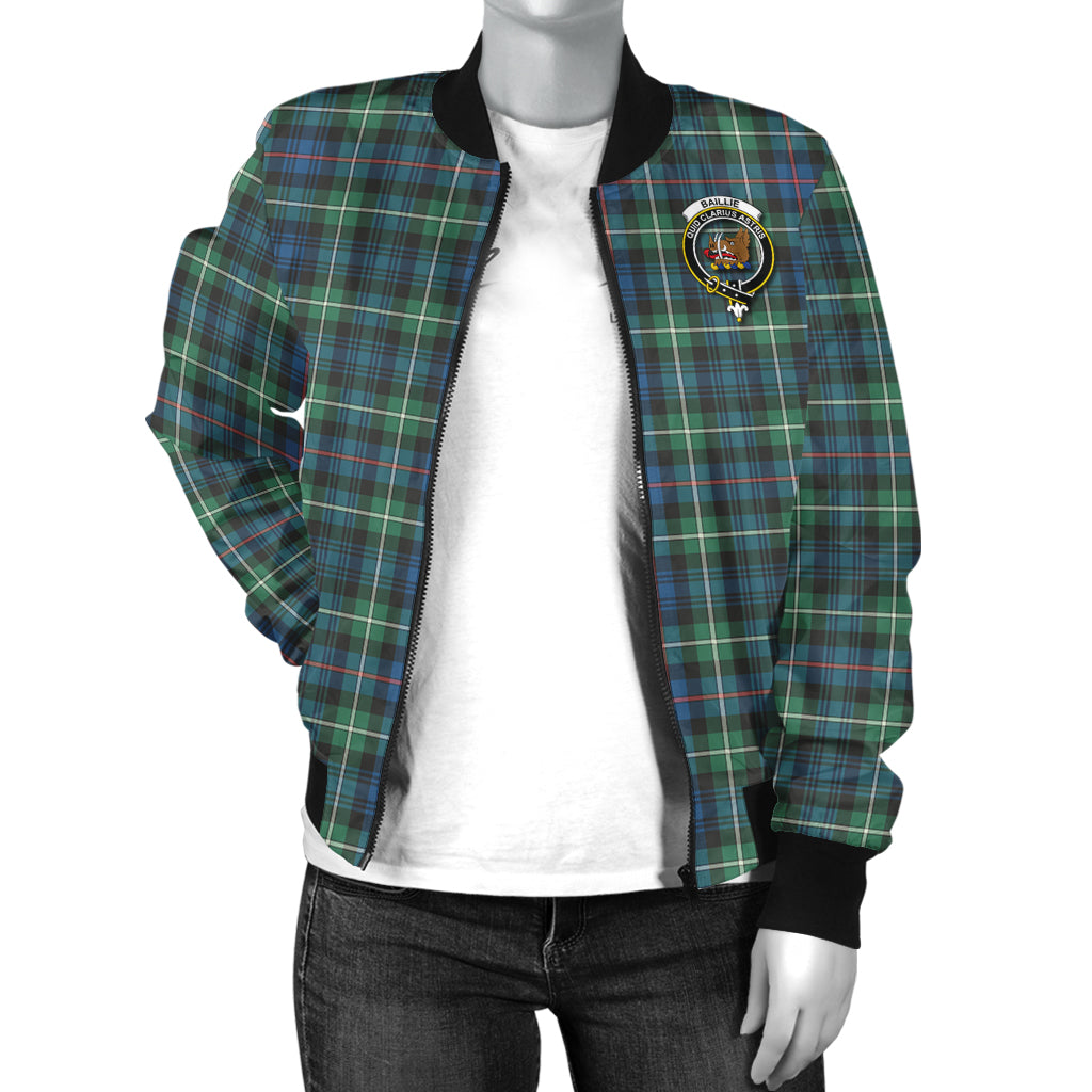 Baillie Ancient Tartan Bomber Jacket with Family Crest - Tartan Vibes Clothing