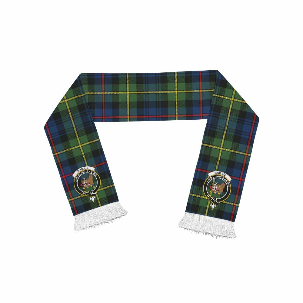 Tartan Vibes Clothing Baillie (Bailey) Tartan Ruffneck Scarf with Family Crest