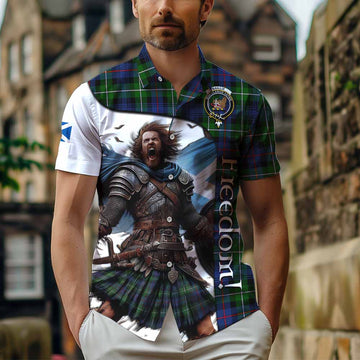 Baillie (Bailey) Crest Tartan Hawaiian Shirt Inspired by the Freedom of Scottish Warrior Kid - Tartan Vibes Clothing