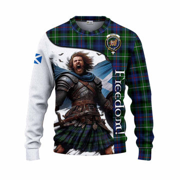 Baillie (Bailey) Crest Tartan Knitted Sweater Inspired by the Freedom of Scottish Warrior Unisex - Tartan Vibes Clothing