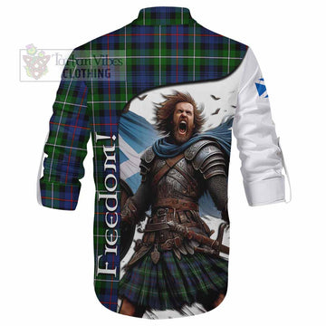 Baillie (Bailey) Crest Tartan Ghillie Kilt Shirt Inspired by the Freedom of Scottish Warrior - Tartan Vibes Clothing