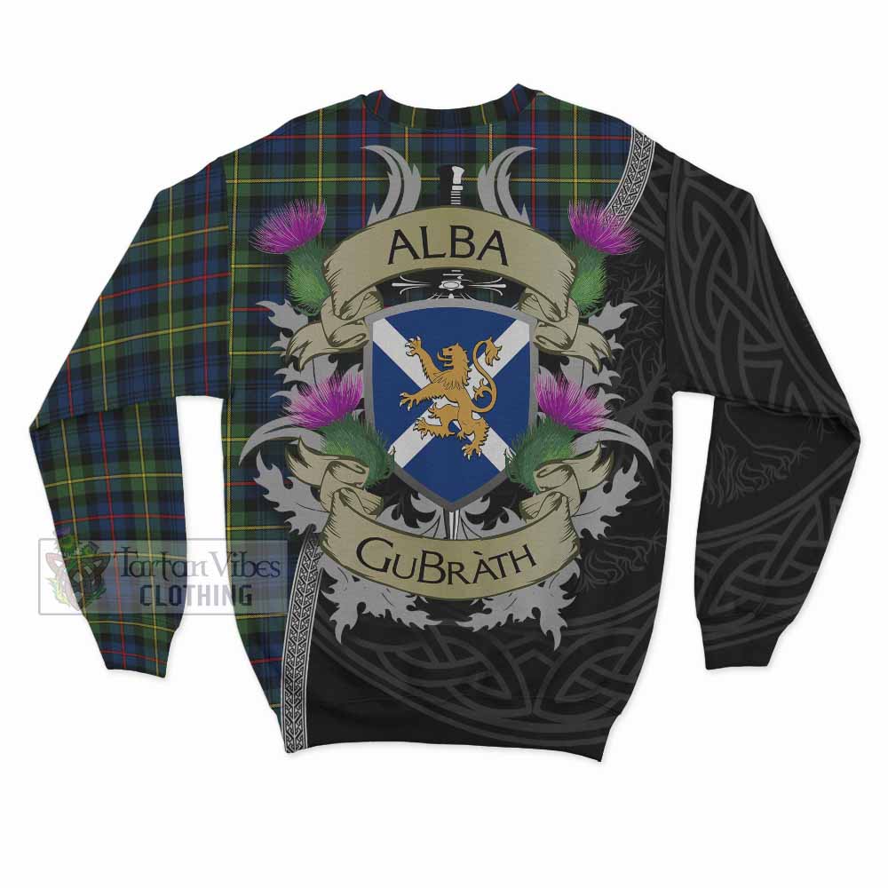 Baillie (Bailey) Tartan Family Crest Sweatshirt Lion Rampant Royal Thistle Shield Celtic Inspired - Tartan Vibes Clothing