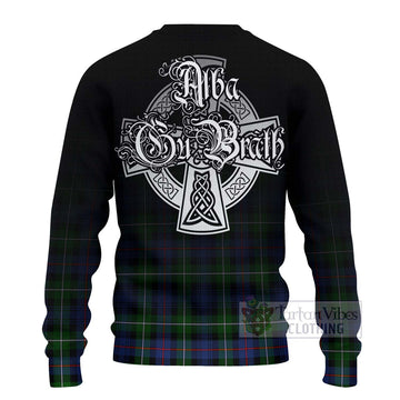 Baillie (Bailey) Tartan Ugly Sweater Featuring Alba Gu Brath Family Crest Celtic Inspired - Tartan Vibes Clothing