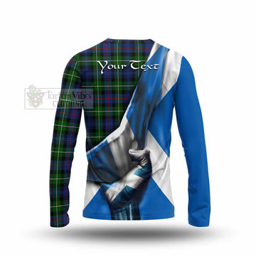 Baillie (Bailey) Tartan Long Sleeve T-Shirt with Family Crest Scotland Patriotic Style - Tartan Vibes Clothing