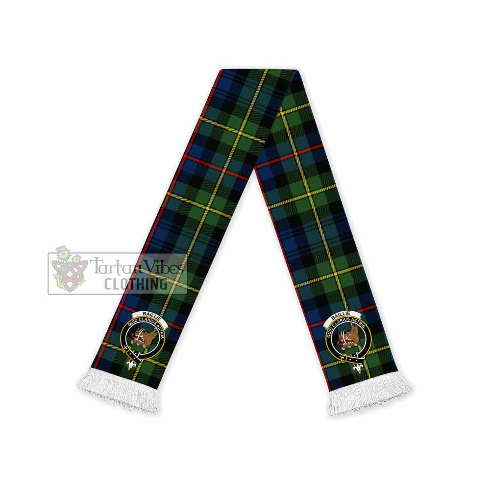Tartan Vibes Clothing Baillie (Bailey) Tartan Ruffneck Scarf with Family Crest