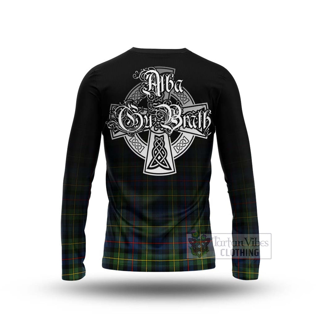 Baillie (Bailey) Tartan Long Sleeve T-Shirt Featuring Alba Gu Brath Family Crest Celtic Inspired - Tartan Vibes Clothing