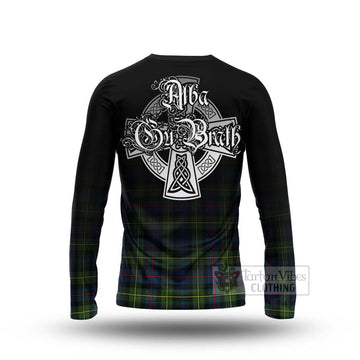 Baillie (Bailey) Tartan Long Sleeve T-Shirt Featuring Alba Gu Brath Family Crest Celtic Inspired - Tartan Vibes Clothing