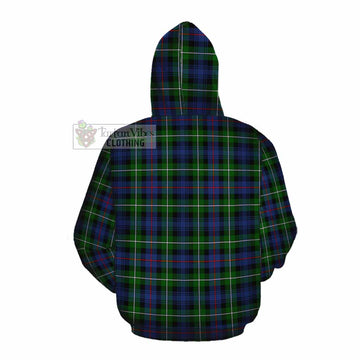 Baillie (Bailey) Tartan Cotton Hoodie with Family Crest DNA In Me Style Pullover Hoodie - Tartan Vibes Clothing