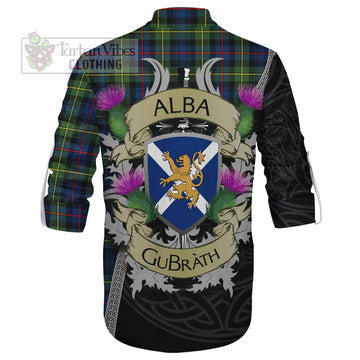 Baillie (Bailey) Tartan Family Crest Ghillie Kilt Shirt Lion Rampant Royal Thistle Shield Celtic Inspired - Tartan Vibes Clothing