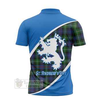 Baillie (Bailey) Family Crest Tartan Zipper Polo Shirt Celebrate Saint Andrew's Day in Style - Tartan Vibes Clothing