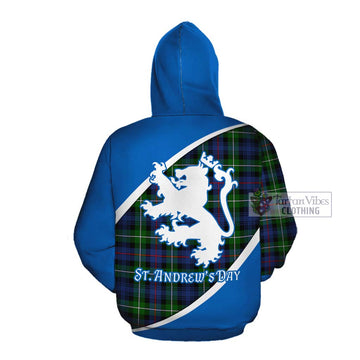 Baillie (Bailey) Family Crest Tartan Cotton Hoodie Celebrate Saint Andrew's Day in Style Pullover Hoodie - Tartan Vibes Clothing
