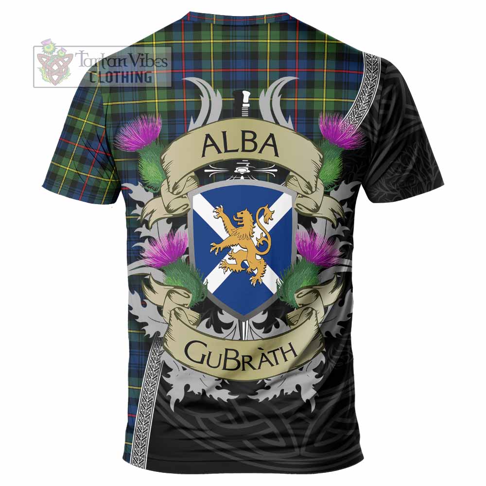 Baillie (Bailey) Tartan Family Crest T-Shirt Lion Rampant Royal Thistle Shield Celtic Inspired - Tartan Vibes Clothing
